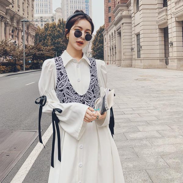casual dresses superaen two-piece women's long-sleeved dress korean design for women autumn puff sleeve long shirt, Black;gray
casual dresses superaen two-piece women's long-sleeved dress korean design for women autumn puff sleeve long shirt, Black;gray