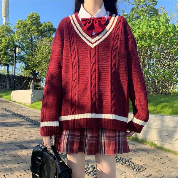 hoodie garnish on v torsion full sleeve knitting pullovers japanese style sweater preppy female winter soft sweety girl, Black
hoodie garnish on v torsion full sleeve knitting pullovers japanese style sweater preppy female winter soft sweety girl, Black