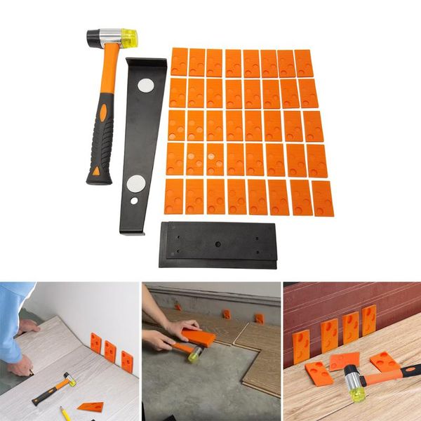 professional hand tool sets 1set wood flooring installation kit laminate vinyl plank spacers with tapping block pull bar rubber double face
professional hand tool sets 1set wood flooring installation kit laminate vinyl plank spacers with tapping block pull bar rubber double face
