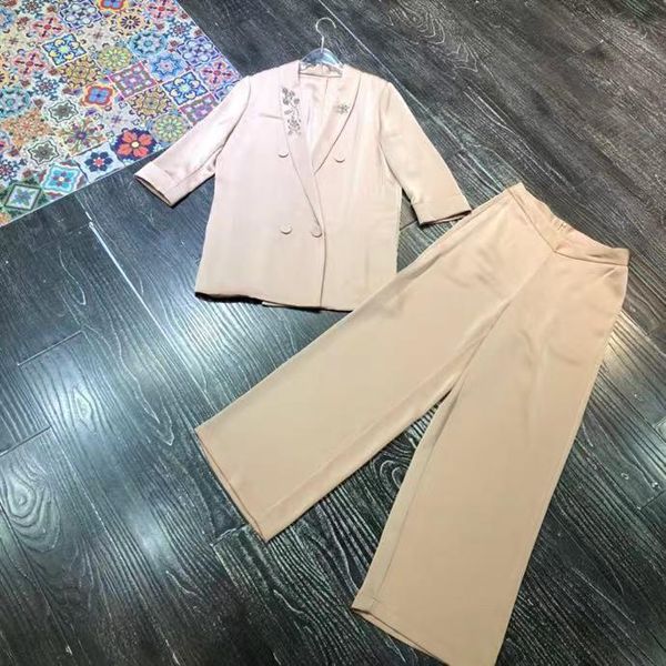 women's two piece pants sz07398 fashion sets 2021 runway luxury european design party style clothing, White
women's two piece pants sz07398 fashion sets 2021 runway luxury european design party style clothing, White