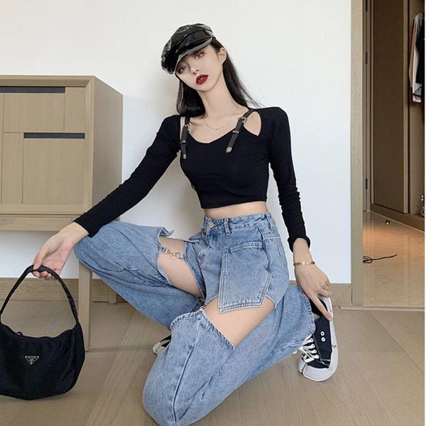 women's jeans yiciya woman mother vintage leg broad pants cargo femme 2021 nouveau spijkerbroeken dames,denim,trousers, Blue
women's jeans yiciya woman mother vintage leg broad pants cargo femme 2021 nouveau spijkerbroeken dames,denim,trousers, Blue