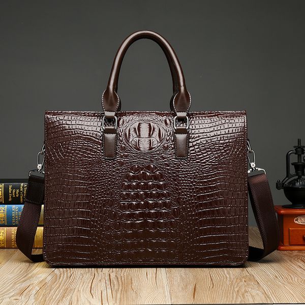 briefcase crocodile men's handbag single shoulder bag business high capacity messenger backpack leisure computer
briefcase crocodile men's handbag single shoulder bag business high capacity messenger backpack leisure computer