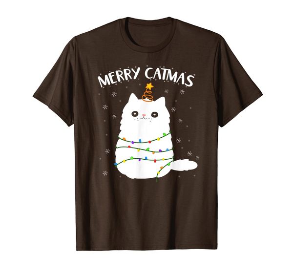 Funny Merry catmas Cat Kitten Lover Xmas Gifts T-Shirt, Mainly pictures
