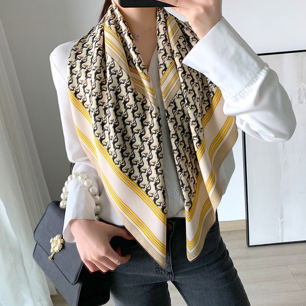 designer scarf 2021 spring new female scarf shawl silk fashion scarf head beach sun protection baotou 9, Blue;gray
designer scarf 2021 spring new female scarf shawl silk fashion scarf head beach sun protection baotou 9, Blue;gray