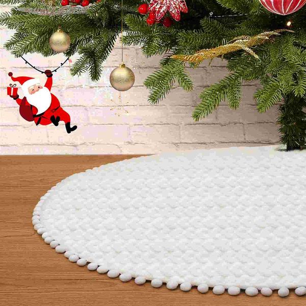 christmas decorations imikeya tree skirt festive xmas base carpet holiday ornament home party (white)
christmas decorations imikeya tree skirt festive xmas base carpet holiday ornament home party (white)