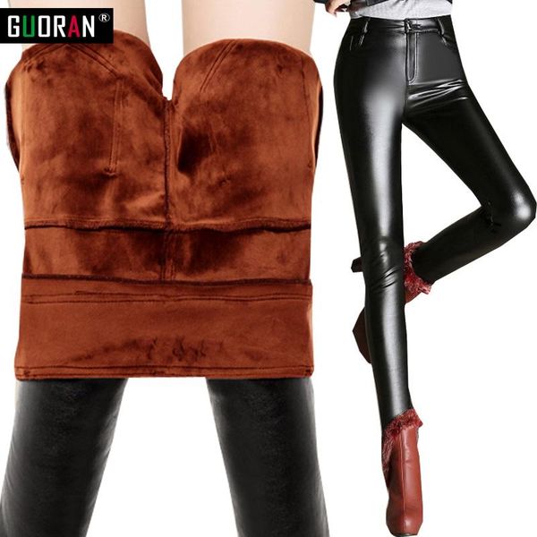 women's pants & capris winter warm thick strench plus size pu leather women skinny high waist pant trousers velvet pantalon cuero mujer, Black;white
women's pants & capris winter warm thick strench plus size pu leather women skinny high waist pant trousers velvet pantalon cuero mujer, Black;white