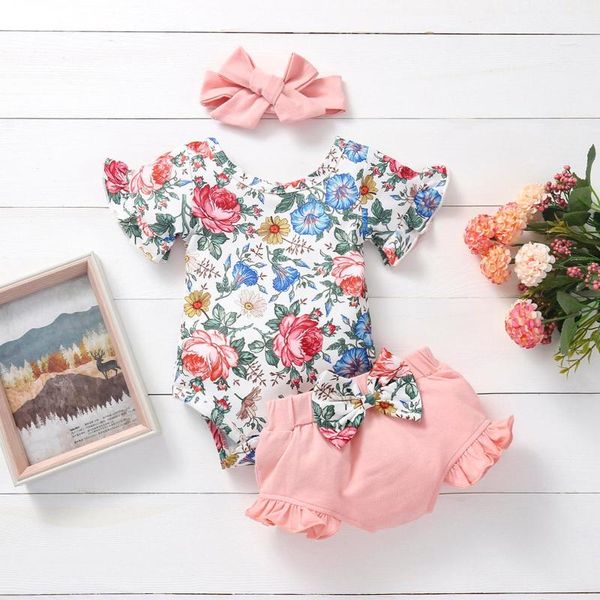 clothing sets summer infant baby girls clothes floral sunflower romper bodysuit shorts headbands outfits baby's casual, White
clothing sets summer infant baby girls clothes floral sunflower romper bodysuit shorts headbands outfits baby's casual, White