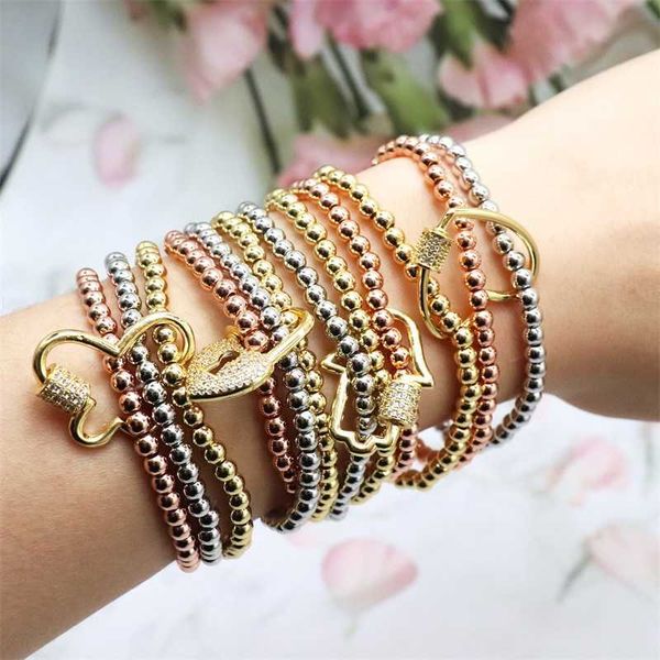 zhongwei - men's and women's stainless steel pearl bracelet, cz screw buckle, love lock pattern, jewelry accessories, Golden;silver
zhongwei - men's and women's stainless steel pearl bracelet, cz screw buckle, love lock pattern, jewelry accessories, Golden;silver