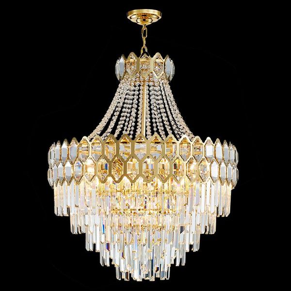 modern crystal chandelier living dining lighting luxury villa round gold lamps design led home chandeliers
modern crystal chandelier living dining lighting luxury villa round gold lamps design led home chandeliers