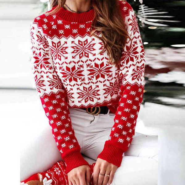 sweaters winter christmas snowflake printed sweaters women autumn casual o-neck long sleeves female warm knitted sweater pullovers trnv pck, White;black
sweaters winter christmas snowflake printed sweaters women autumn casual o-neck long sleeves female warm knitted sweater pullovers trnv pck, White;black