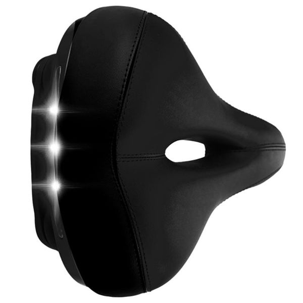 bike saddles hollow absorption saddle thickened broaden cushion comfortable seat with taillight without battery (black)
bike saddles hollow absorption saddle thickened broaden cushion comfortable seat with taillight without battery (black)