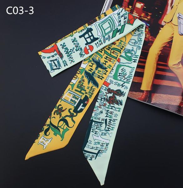 design hand bag scarves women small silk scarf kerchief riband belt neckerchief colorful letter print handle bag ribbon scarves & wraps, Blue;gray
design hand bag scarves women small silk scarf kerchief riband belt neckerchief colorful letter print handle bag ribbon scarves & wraps, Blue;gray