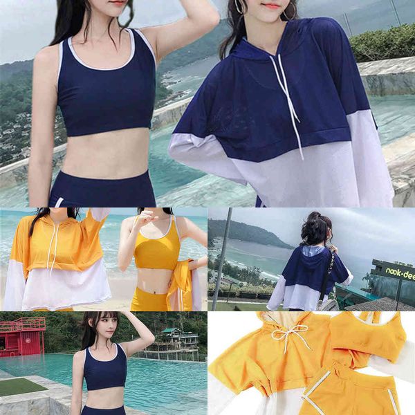 piece swimming women's three 2021 sports long new sleeve split flat angle conservative student south korea spring bathing suit2021, White;black
piece swimming women's three 2021 sports long new sleeve split flat angle conservative student south korea spring bathing suit2021, White;black