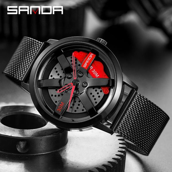 wristwatches sanda quartz watch men's casual personality hollow dial wheel design waterproof wristwatch reloj de hombre, Slivery;brown
wristwatches sanda quartz watch men's casual personality hollow dial wheel design waterproof wristwatch reloj de hombre, Slivery;brown