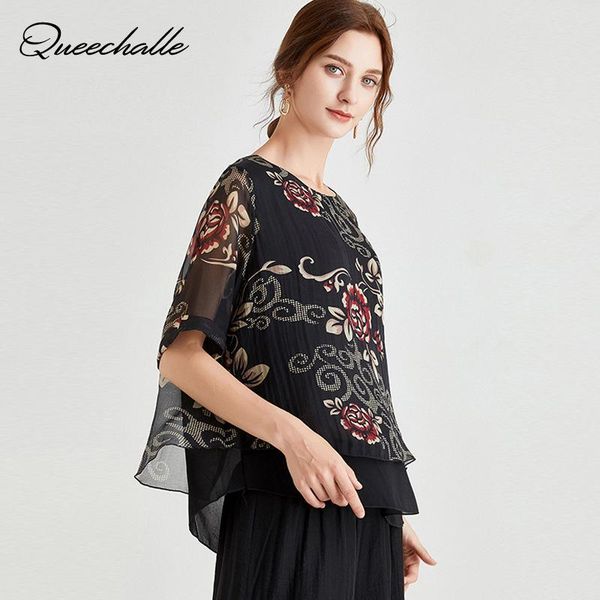 women's blouses & shirts chiffon blouse women 2021 summer black peony print elegant a-line shirt ladies plus size xl xxl xxxl 4xl, White
women's blouses & shirts chiffon blouse women 2021 summer black peony print elegant a-line shirt ladies plus size xl xxl xxxl 4xl, White