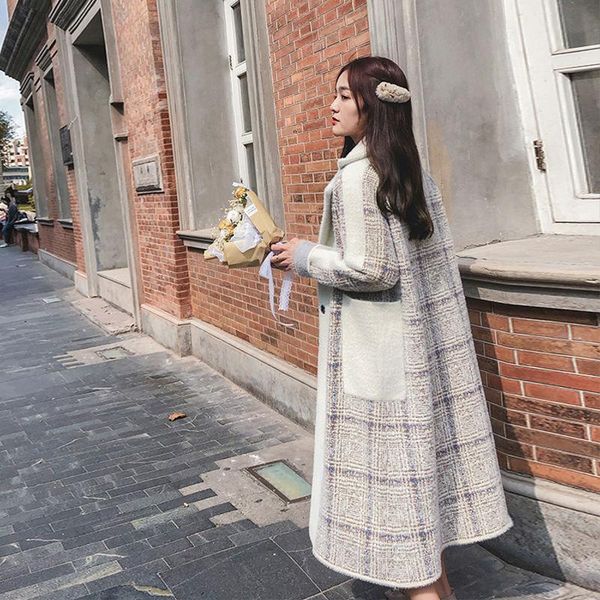 women's knits & tees 2021 women autumn winter imitation mink velvet coats female loose long knit jacket ladies warm plaid cardigan over, White
women's knits & tees 2021 women autumn winter imitation mink velvet coats female loose long knit jacket ladies warm plaid cardigan over, White