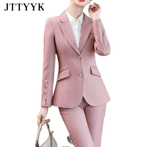 women's two piece pants autumn winter pant suit korean fashion blazer oversize casual business elegant ladies slim office clothes, White
women's two piece pants autumn winter pant suit korean fashion blazer oversize casual business elegant ladies slim office clothes, White