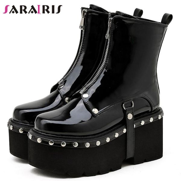 boots sarairis brand design ladies rivet punk gothic trendy fashion ankle short women platform chunky heels shoes woman, Black
boots sarairis brand design ladies rivet punk gothic trendy fashion ankle short women platform chunky heels shoes woman, Black