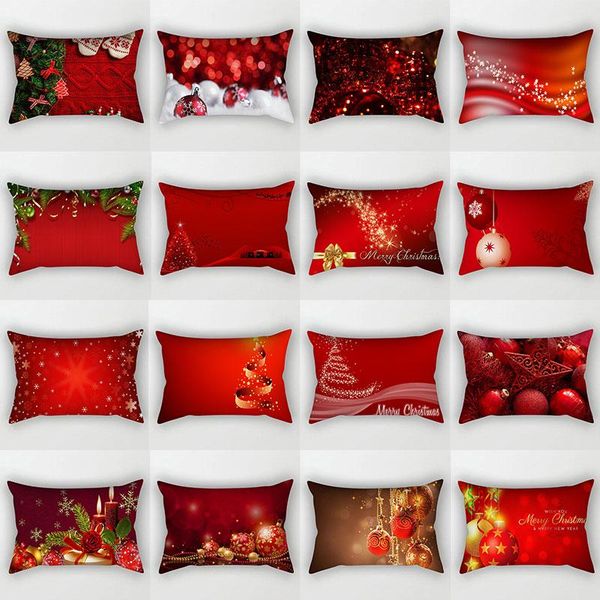 pillow case merry christmas cushion cover red tree santa claus pipe greeting text 30*50
pillow case merry christmas cushion cover red tree santa claus pipe greeting text 30*50