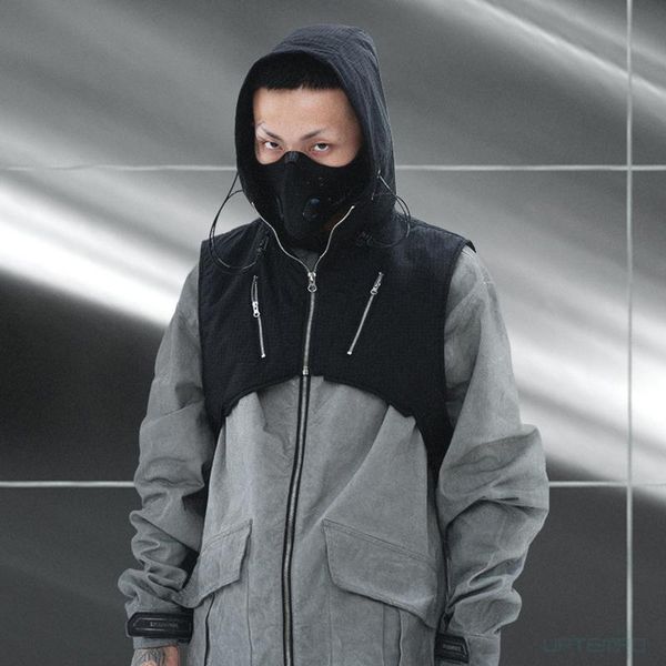 men's vests enshadower parastic vest modular hood techwear accessories dysan ninjawear streetwear, Black;white
men's vests enshadower parastic vest modular hood techwear accessories dysan ninjawear streetwear, Black;white