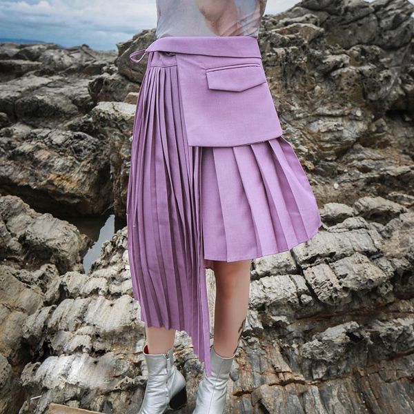 skirts aransue women pleated spring autumn 2021 asymmetrical short skirt with various philabeg streewear kilt summer, Black
skirts aransue women pleated spring autumn 2021 asymmetrical short skirt with various philabeg streewear kilt summer, Black