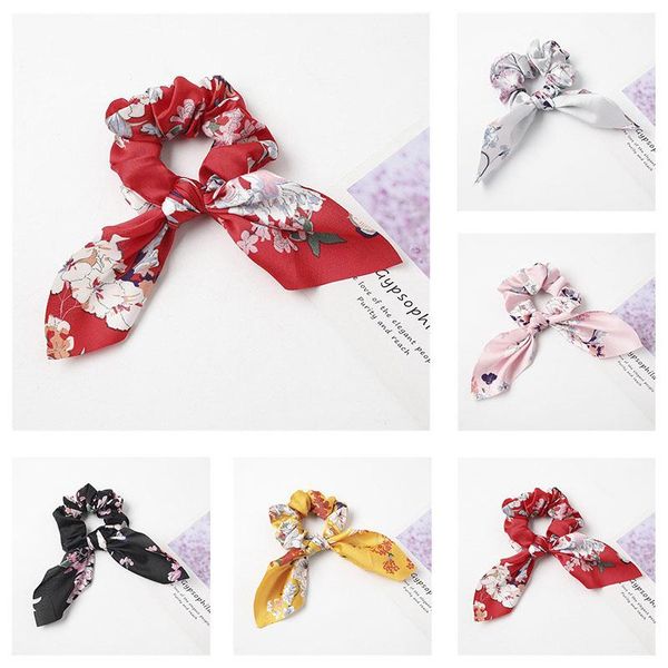 hair accessories fashion silk satin bow scrunchie elastic ropes ring ponytail holder print rope
hair accessories fashion silk satin bow scrunchie elastic ropes ring ponytail holder print rope