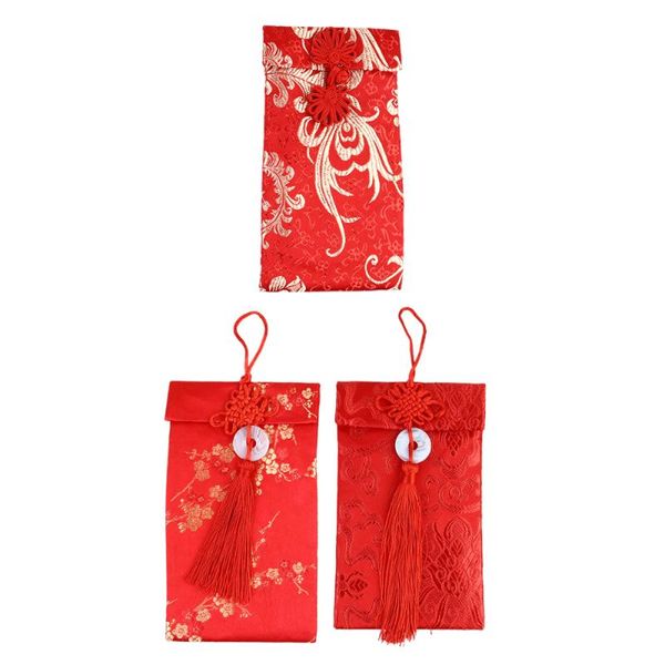 gift wrap 3pcs chinese style red envelopes brocade bag money fabric pockets for year wedding (rando
gift wrap 3pcs chinese style red envelopes brocade bag money fabric pockets for year wedding (rando