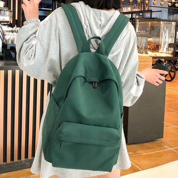 high capacity solid color backpack women nylon waterproof fashion travel women's student bag unisex
high capacity solid color backpack women nylon waterproof fashion travel women's student bag unisex
