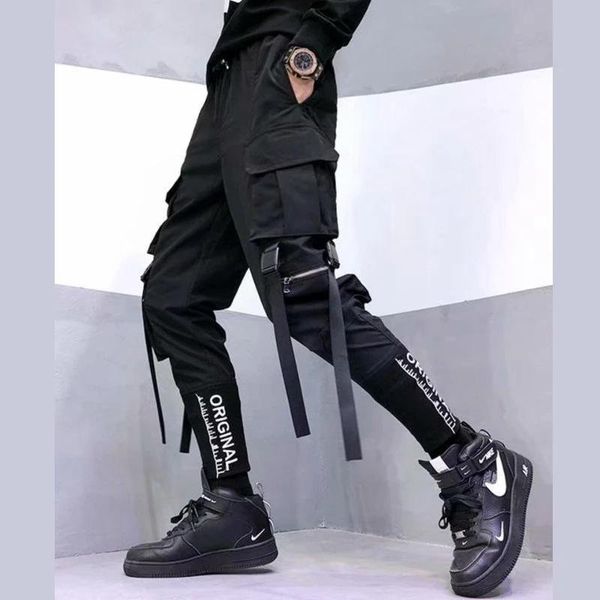 women's pants & capris 2021 women men japanese fashion harajuku streetwear cargo ribbon pockets joggers techwear men's trousers hi, Black;white
women's pants & capris 2021 women men japanese fashion harajuku streetwear cargo ribbon pockets joggers techwear men's trousers hi, Black;white