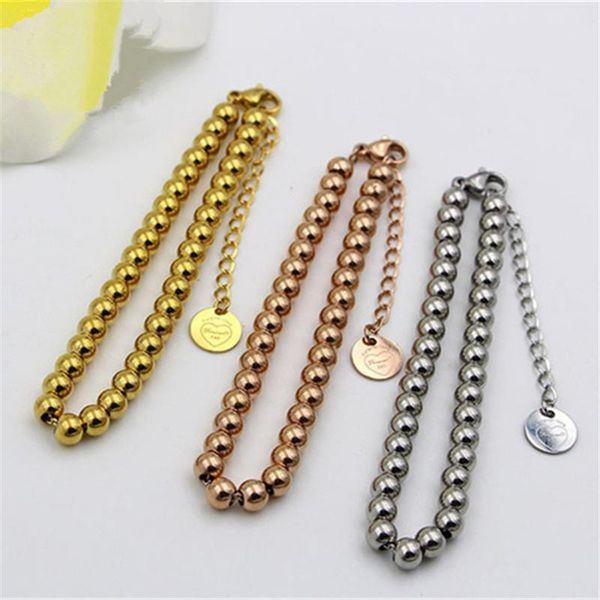 link, chain "fantastic eternal love york" stainless steel ball beads bracelet for women circle tag charm stretch strand k0004, Black
link, chain "fantastic eternal love york" stainless steel ball beads bracelet for women circle tag charm stretch strand k0004, Black