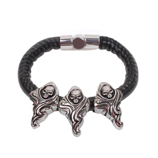 selling men's bracelet punk personalized skull accessories fashion trendy hand jewelry, Golden;silver
selling men's bracelet punk personalized skull accessories fashion trendy hand jewelry, Golden;silver
