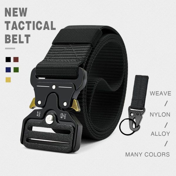 135cm/wide men's tactical military belts heavy duty army adjustable nylon belt outdoor metal buckle, Black;brown
135cm/wide men's tactical military belts heavy duty army adjustable nylon belt outdoor metal buckle, Black;brown