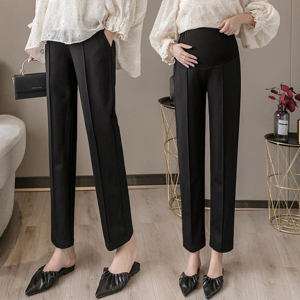 6057# spring summer thin black maternity straight pants elastic waist belly ol clothes for pregnant women casual pregnancy bottoms, White
6057# spring summer thin black maternity straight pants elastic waist belly ol clothes for pregnant women casual pregnancy bottoms, White