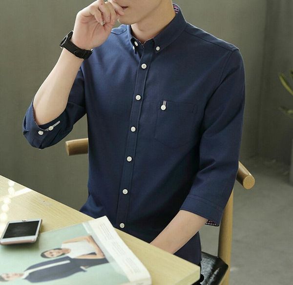 summer fashion mens slim fit shirt formal casual dress blouse turn-down collar shirts clothes men's, White;black
summer fashion mens slim fit shirt formal casual dress blouse turn-down collar shirts clothes men's, White;black