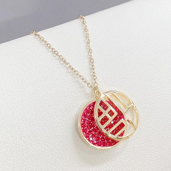 chains botu 2021 fashion chinese style red necklace court exquisite pendant simple rose gold creative ornament for women, Silver
chains botu 2021 fashion chinese style red necklace court exquisite pendant simple rose gold creative ornament for women, Silver