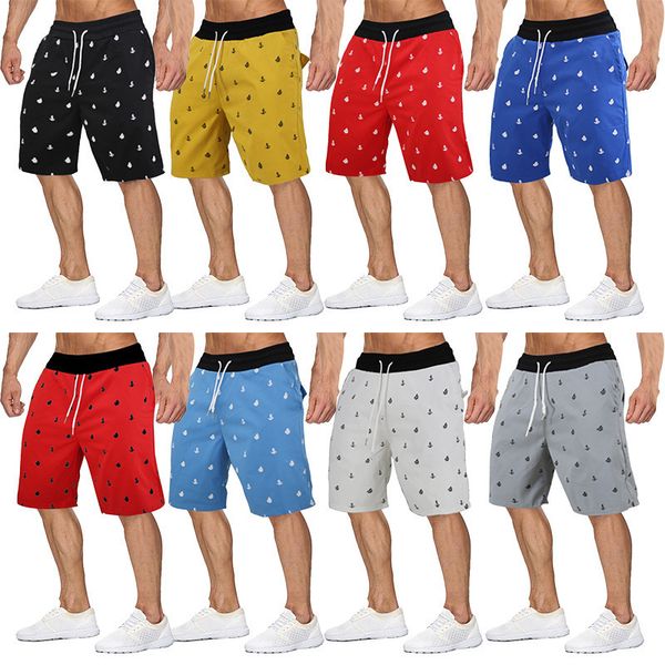 fashion shorts 2021 summer men's fitness casual loose large breathable capris, White;black
fashion shorts 2021 summer men's fitness casual loose large breathable capris, White;black