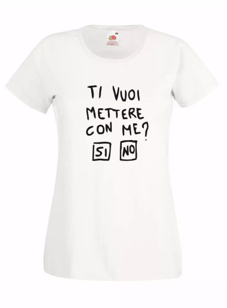 t-shirt shirt women j2014 you want to wear with me yes no no sense phrase, White;black
t-shirt shirt women j2014 you want to wear with me yes no no sense phrase, White;black