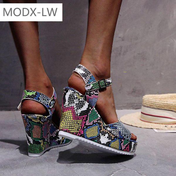 dress shoes 2021 style ladies platform sandals color wedges summer party women fashion snake print high heel, Black
dress shoes 2021 style ladies platform sandals color wedges summer party women fashion snake print high heel, Black