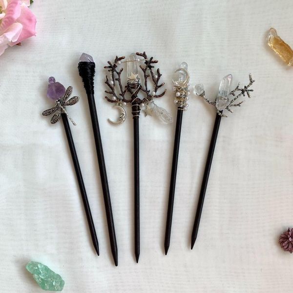 hair clips & barrettes handmade crystal natural amethyst hairpin wood bridal comb ornament boho wedding gift, Golden;silver
hair clips & barrettes handmade crystal natural amethyst hairpin wood bridal comb ornament boho wedding gift, Golden;silver