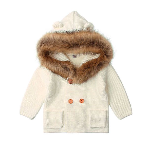 baby girl boy's knitted sweater japanese style winter girl boy baby hooded children jumper with fur collar pocket ears g1026, Blue
baby girl boy's knitted sweater japanese style winter girl boy baby hooded children jumper with fur collar pocket ears g1026, Blue