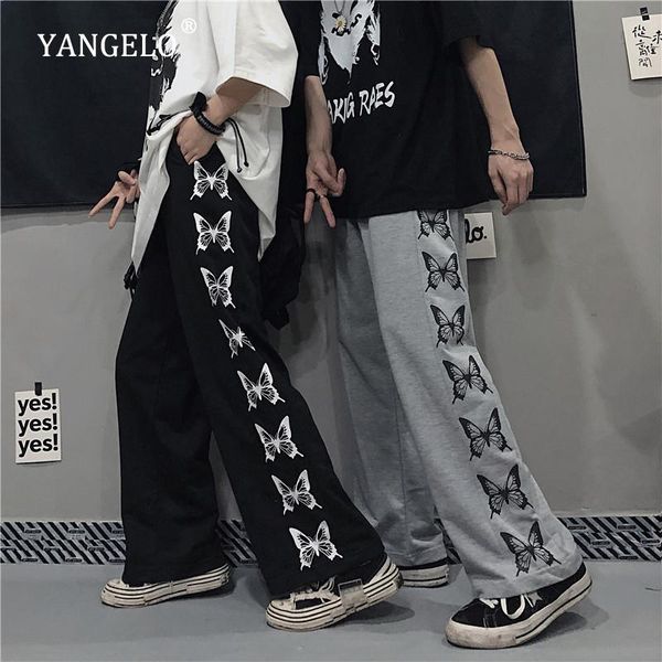 women's pants & capris yangelo harajuku retro women butterfly printed waist loose wide leg fashion streetwear grunge casual unisex, Black;white
women's pants & capris yangelo harajuku retro women butterfly printed waist loose wide leg fashion streetwear grunge casual unisex, Black;white