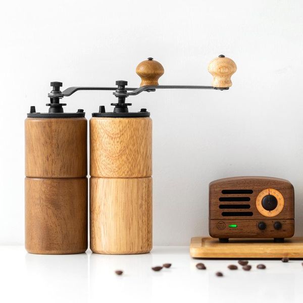 manual coffee grinders wooden grinder stainless steel hand handmade bean burr mill kitchen tool
manual coffee grinders wooden grinder stainless steel hand handmade bean burr mill kitchen tool