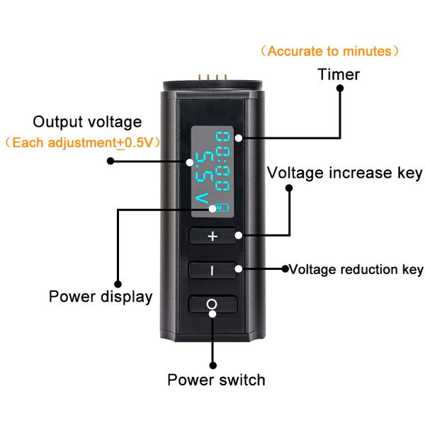 professional wireless tattoo machine pen 1800 mah battery with portable power coreless motor digital led display for body artscouts
professional wireless tattoo machine pen 1800 mah battery with portable power coreless motor digital led display for body artscouts