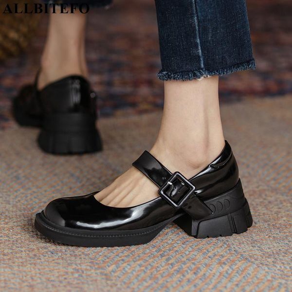 dress shoes allbitefo square toe real genuine leather brand high heel thick fashion leisure office work women heels, Black
dress shoes allbitefo square toe real genuine leather brand high heel thick fashion leisure office work women heels, Black
