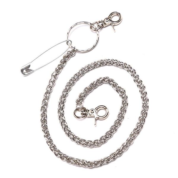 belts keychain bag pendant retro large pin decoration metal wallet belt chain silver ring clip trousers pant, Black;brown
belts keychain bag pendant retro large pin decoration metal wallet belt chain silver ring clip trousers pant, Black;brown