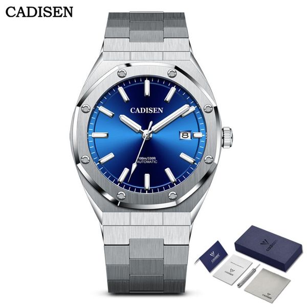 wristwatches cadisen 42mm men mechanical watch luxury sapphire automatic wristwatch 100m waterproof swimming silver stainless steel, Slivery;brown
wristwatches cadisen 42mm men mechanical watch luxury sapphire automatic wristwatch 100m waterproof swimming silver stainless steel, Slivery;brown