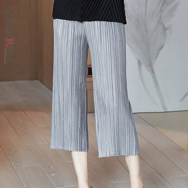 high elastic waist gray big size folds trousers loose wide leg pants women fashion tide spring autumn 2e1457 210507, Black;white
high elastic waist gray big size folds trousers loose wide leg pants women fashion tide spring autumn 2e1457 210507, Black;white