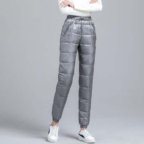 women's pants & capris winter elastic waist down cotton women snow wear sweatpants elegant solid color thick warm stretch harem y206, Black;white
women's pants & capris winter elastic waist down cotton women snow wear sweatpants elegant solid color thick warm stretch harem y206, Black;white