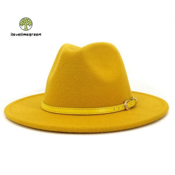 fashion woollen felt fedora hat wide brim with leather belt wedding jazz panama green white red black hats, Blue;gray
fashion woollen felt fedora hat wide brim with leather belt wedding jazz panama green white red black hats, Blue;gray