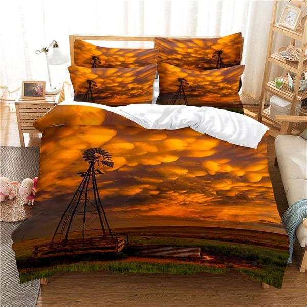 bedding sets fire cloud set duvet cover bed cotton bedroom